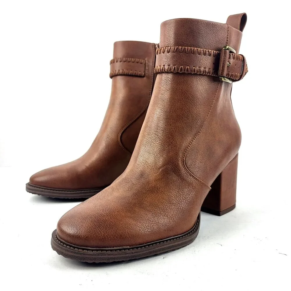 ZODIAC REXX Block Ankle Boot Faux leather Size 5.5M